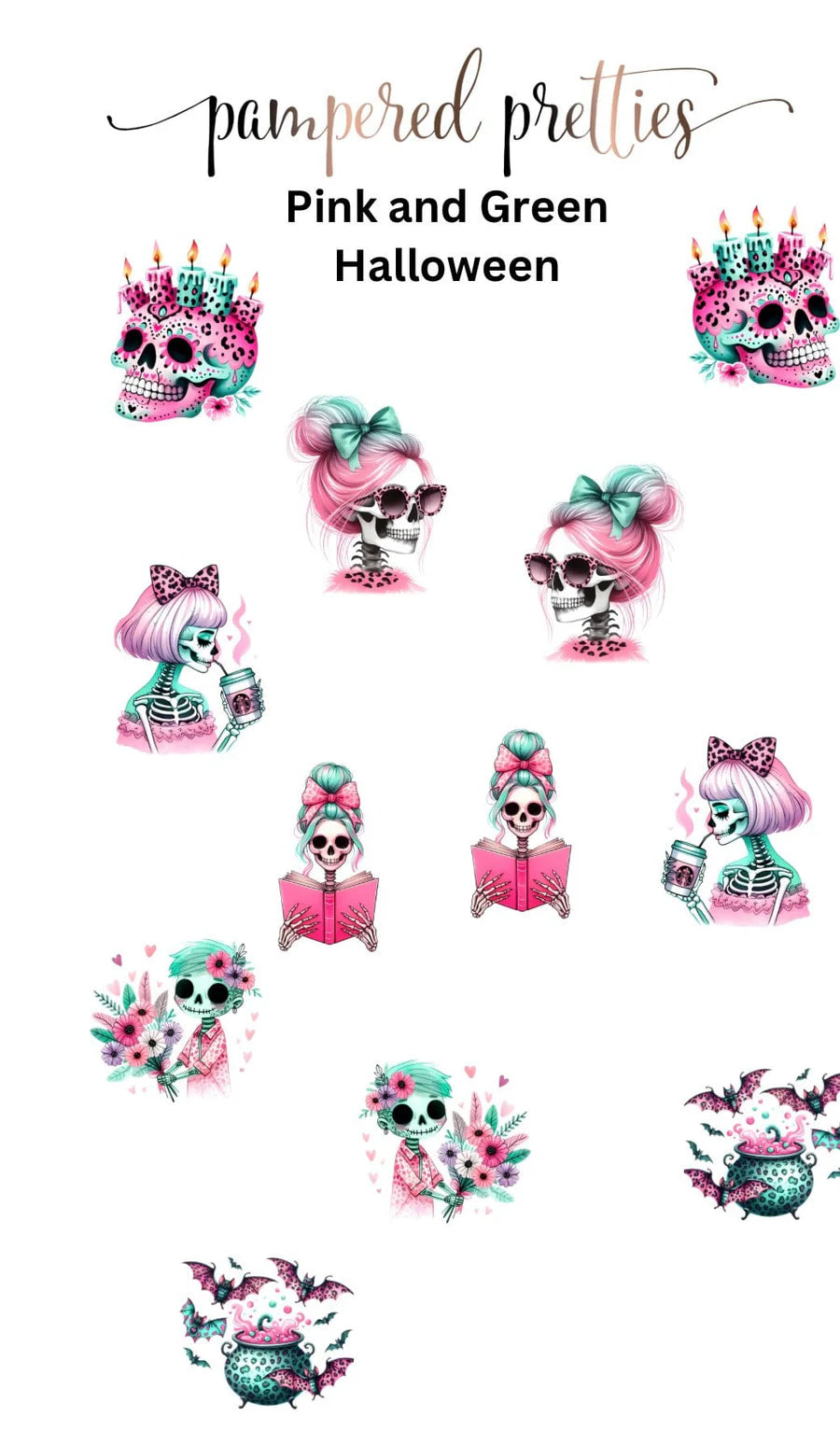 Pink & Green Halloween